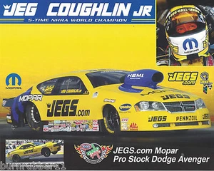 2013 JEG COUGHLIN JR "JEGS" PRO STOCK NHRA HANDOUT / POSTKARTE - Bild 1 von 1