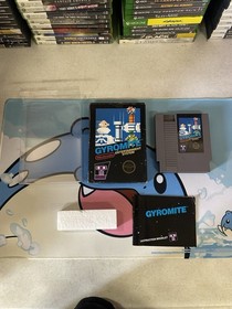 NES Gyromite Complete In Box Unpunched Hang Tab CIB Matte Sticker Seal 5 Screw
