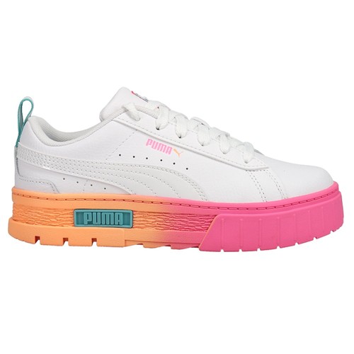 Scarpe casual sneakers PUMA Mayze Daybreak platform giovani ragazze taglia 11 M 388314