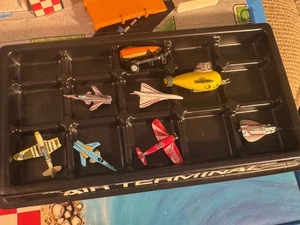 Vintage Galoob Micro Machines Airport & Marina Playset 6 Planes Boat Airplane - Picture 1 of 8