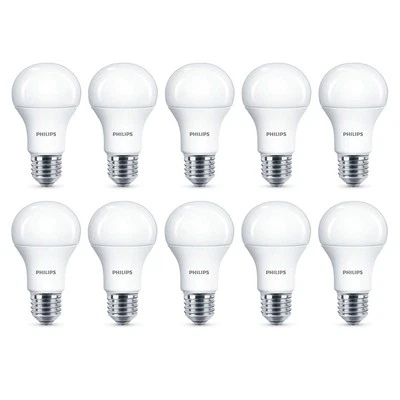 10x Philips LED Frosted E27 75w Warm White Edison Screw Light Bulbs Lamp 1055Lm - Image 1 of 3