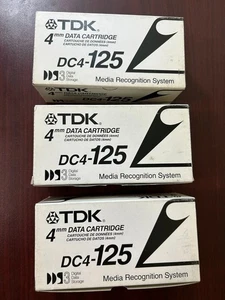 30-qty TDK DDS 3 12GB 24GB 4mm Digital Data Cartridges NEW. - Picture 1 of 4