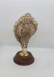 DO, Buddhist Monk conch shell / Trumpet Hand carved Conch Shell Dukkar - Picture 1 of 5