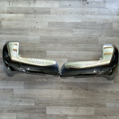 2016 - 2023 Toyota Tacoma Rear Left Right Bumper Cover Chrome 52156-04020 OEM - Image 1 of 4