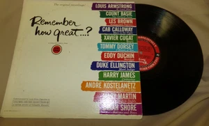 The Original Recordings Remember How Great? Vinyl Lp - Picture 1 of 2