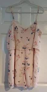Ladies Size 16-18 Pretty Chiffon Playsuit By New Look - Picture 1 of 6