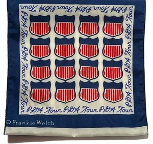 VTG 1977 PGA Tour FRANKIE WELCH Scarf Players Championship Sawgrass Tournament - Picture 1 of 21