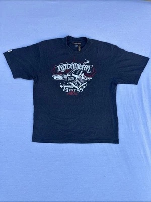 Camiseta De Colección Años 90 Y2K Rocawear Logo Grande Gris Talla 2XL La Familia Por Cualquier Medio Foto 1 de 4