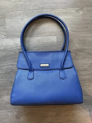 London Fog Maille Tote Bag Purse 100th Anniversary Navy Blue - Image 1 of 4