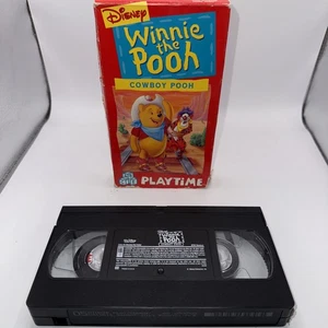 Winnie the Pooh Cowboy Pooh Playtime VHS Video Tape Walt Disney 1994 EUC - Imagen 1 de 4