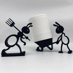 Tierform Taschentuchhalter 3D-Druck Toilettenpapierhalter  Badezimmerdekoration - Picture 1 of 14