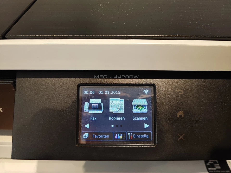 Drucker Brother MFC 4420 DW, defekt, Druckvorgang läuft, aber kein Druck - Bild 1 von 4