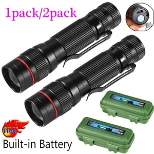 1000000Lumens Super Bright LED Tactical Flashlight Rechargeable LED Police Light - Picture 1 of 24