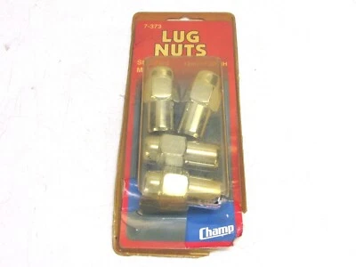 NOS! (4) CHAMP CHROME STANDARD MAG LUG NUTS, 12mm-1.50 RH, No. 7-373 - Image 1 of 3