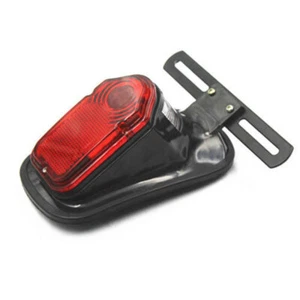 12V Motorcycle Black Tombstone Tail Light Rear Lamp For Harley Chopper Touring - Bild 1 von 7