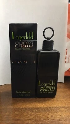 Lagerfeld Photo Edt Splash 4Fl.Oz By Karl Lagerfeld For Men NIB,Discontinued. Foto 1 de 3