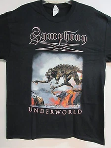 SYMPHONY X OFFICIAL UNDERWORLD TOUR 2015 BAND CONCERT MUSIC T-SHIRT EXTRA LARGE - Picture 1 of 4