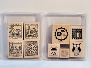Stampin Up Sets Wonderful Woodcuts & Sale A Bration Punch Bunch - Picture 1 of 6