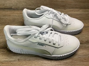 New Women’s size 9.5 PUMA Carina V2.0 athletic SHOES white - Picture 1 of 11