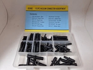 Sortiment Schlauchverbinder 113 tlg. Schlauchkupplungen Vakuumschläuche - Bild 1 von 11