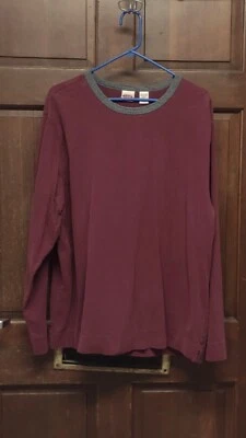 Camisa Canyon River Blues CRB roja manga larga cuello redondo para hombre talla XL (44-46) Foto 1 de 3