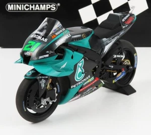 MODELLINO MOTO STATICO MINICHAMPS YAMAHA YZR-M1 #21 MORBIDELLI MOTOGP 2021 1/12 - Foto 1 di 4