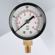Produktbild - 0-200psi 0-14BAR Vakuumdruckmesser für Luftkompressor-Öl/Wasser/Gas