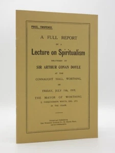 ARTHUR CONAN DOYLE A Full Report of a Lecture on Spiritualism 1997 Ltd Ed Facs - Picture 1 of 6