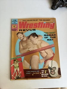 Vintage Wrestling Revue Vintage Magazine February 1966 - Picture 1 of 1