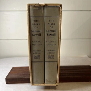 1st edition 2 Book Set of The Diary Of Samuel Sewall HC Slipcase 1674 - 1729 - Picture 1 of 23