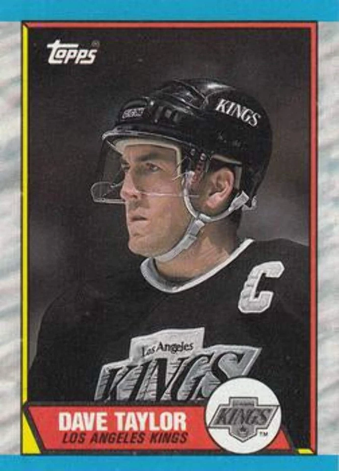 #58 Dave Taylor - Los Angeles Kings - 1989-90 Topps Hockey - Image 1 of 1
