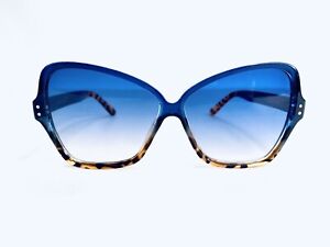 Jessica Simpson Sunglasses Oversize Blue Tortoise UVB Lens EEJ 0-A J5921 BLTS