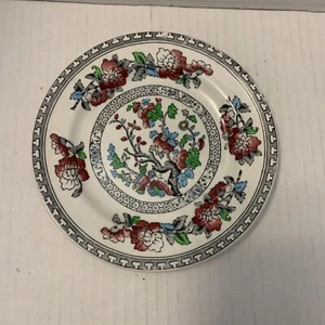 "Plato de pan/desierto vintage Wood & Sons Wood's Burslem Inglaterra árbol indio 6""" - Imagen 1 de 6