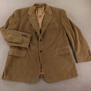 Stafford Jacket XL Brown 100% Cotton Corduroy Blazer Sport Coat 46R - Picture 1 of 17