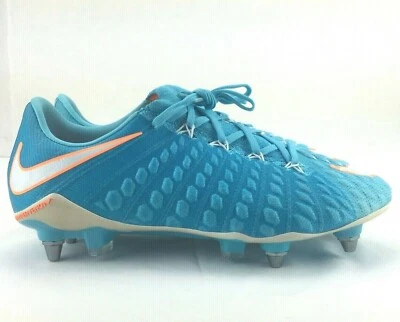 Nike Hypervenom Phantom 3 SG-Pro Soccer Cleats Blue White Size Y5.5/W7.5 - Image 1 of 4