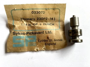 Sykes Pickavant OP 2 Punch 1/4 pulgada o 230P2 14 023072 Nuevo Antiguo Stock - Imagen 1 de 6