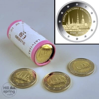 Latvia 2014 2 Euro Riga - European Capital of Culture 2014 UNC - Image 1 of 3