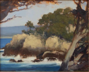 Pintura al óleo Brian Blood Plein Air - Point Lobos, California - Imagen 1 de 6