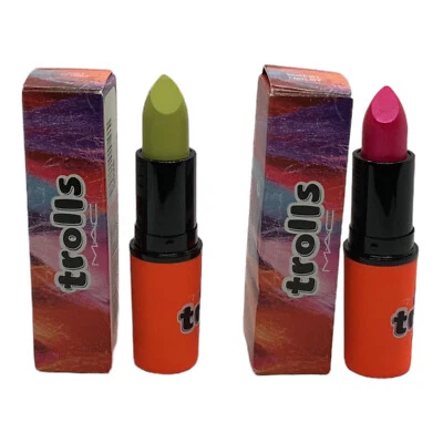 MAC Trolls Cremesheen Lipstick 3 g 0.1 oz Choose Your Shade In Box Woman New - Image 1 of 2