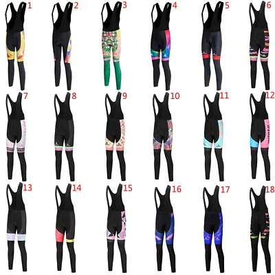 Miloto Women's Cycling Bib Tights Gel Padded Cycling Bib Pants Leggings Coolmax - Image 1 of 4