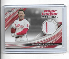 RHYS HOSKINS 2023 TOPPS SERIES TWO MAJOR LEAGUE MATERIAL RELIC CARD #MLM-RH