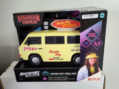 Adventure Force Stranger Things Surfer Boy Pizza Van Remote Control C3 NEW #1 - Image 1 of 4