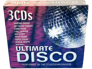The COUNTDOWN SINGERS Performs Ultimate Disco 3 CD Box Set NEW/SEALED Free S&H - Imagen 1 de 4