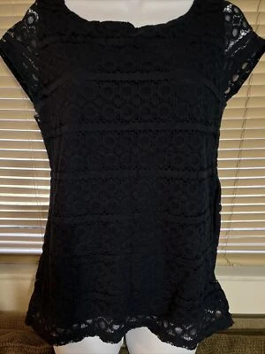 BANANA REPUBLIC MUJER ENCAJE FORRADO TOP CON CREMALLERA LATERAL OTOÑO12 S/415908 Foto 1 de 4