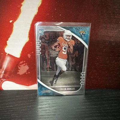 2020 Panini Absolute COLLIN JOHNSON Rookie Silver Foil #121 Jacksonville Jaguars - Image 1 of 2