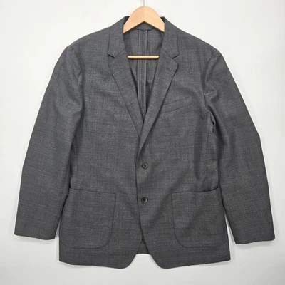 Blazer de lana ajustado Bonobos 44R gris Vitale Barberis Canonico deconstruido Foto 1 de 4