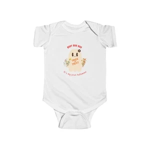 Halloween Infant Bodysuit, Baby Costume, Trick or Treat Outfit, First - Picture 1 of 9