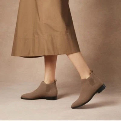 Vivaia Square Toe Water Repellent Ankle Boots Ryan Pro Espresso Brown Sz 39 US 8 - Image 1 of 4