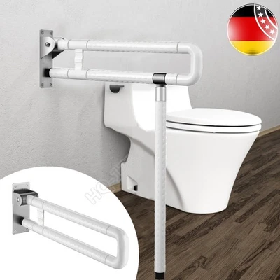 Toilettengriff WC Stützgriff Haltegriffe Klappgriff Bad-Aufstehhilfe Stützklappg - Bild 1 von 4