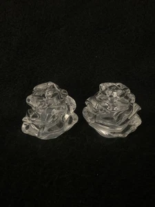 Marquis Waterford Rose 2.5" Crystal Salt & Pepper Shaker Set 1050633 - Picture 1 of 4